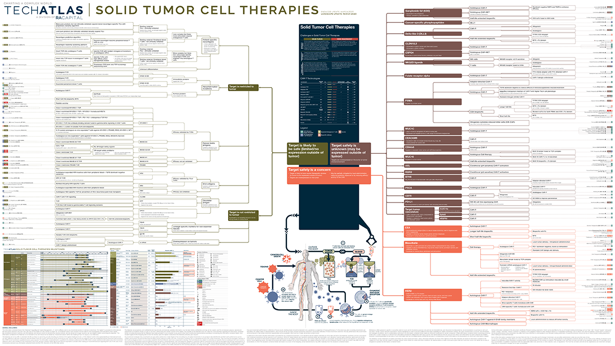 Solid Tumor Cell Therapy Map